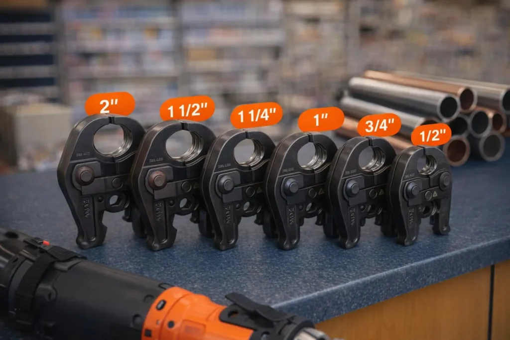 Pipe ProPress Tool Review: Is The VEVOR Press Tool Worth It? 13 propress tool jaws